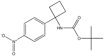 tert-butyl 1-(4-nitrophenyl)cyclobutylcarbaMate CAS#: 1359656-25-9