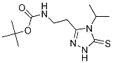 tert-butyl 2-(4-isopropyl-5-thioxo-4,5-dihydro-1H-1,2,4-triazol-3-yl)ethylcarbamate CAS#: 1245806-45-4