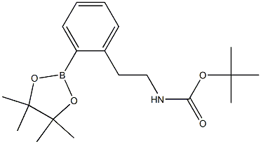 tert-butyl 2-(4,4,5,5-tetraMethyl-1,3,2-dioxaborolan-2-yl)phenethylcarbaMate CAS#: 1086600-36-3