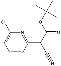 tert-butyl 2-(6-chloropyridin-2-yl)-2-cyanoacetate CAS#: 1279818-57-3