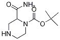 tert-butyl 2-carbaMoylpiperazine-1-carboxylate CAS#: 1246030-06-7