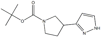 tert-butyl 3-(1H-pyrazol-3-yl)pyrrolidine-1-carboxylate CAS#: 1225218-81-4