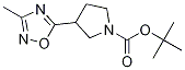 tert-butyl 3-(3-Methyl-1,2,4-oxadiazol-5-yl)pyrrolidine-1-carboxylate CAS#: 1121057-53-1