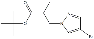 tert-butyl 3-(4-broMo-1H-pyrazol-1-yl)-2-Methylpropanoate CAS#: 1199773-78-8
