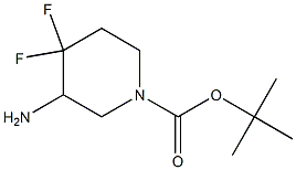 tert-butyl 3-amino-4,4-difluoropiperidine-1-carboxylate CAS#: 1283718-72-8