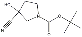 tert-butyl 3-cyano-3-hydroxypyrrolidine-1-carboxylate CAS#: 1194376-31-2