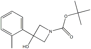 tert-butyl 3-hydroxy-3-o-tolylazetidine-1-carboxylate CAS#: 1225439-73-5