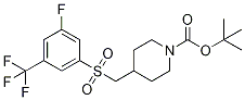 tert-butyl 4-((3-fluoro-5-(trifluoroMethyl)phenylsulfonyl)Methyl)piperidine-1-carboxylate CAS#: 1245784-24-0