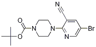 tert-butyl 4-(5-bromo-3-cyanopyridin-2-yl)piperazine-1-carboxylate CAS#: 1269492-47-8