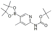 tert-butyl 4-Methyl-5-(4,4,5,5-tetraMethyl-1,3,2-dioxaborolan-2-yl)pyridin-2-ylcarbaMate CAS#: 1310383-55-1