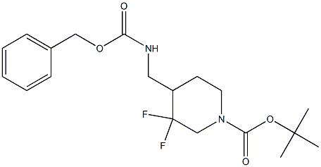 tert-butyl 4-((benzyloxycarbonylaMino)Methyl)-3,3-difluoropiperidine-1-carboxylate CAS#: 1373503-45-7