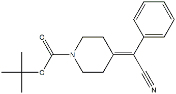 tert-butyl 4-(cyano(phenyl)Methylene)piperidine-1-carboxylate CAS#: 1170054-42-8