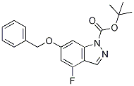 tert-butyl 6-(benzyloxy)-4-fluoro-1H-indazole-1-carboxylate CAS#: 1253789-02-4