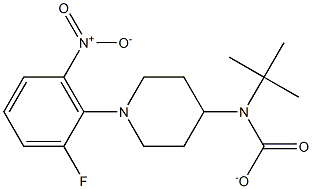 tert-butyl(1-(2-fluoro-6-nitrophenyl)piperidin-4-yl)carbaMate CAS#: 1233951-67-1