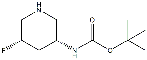 tert-butyl(3R,5S)-5-fluoropiperidin-3-ylcarbamate CAS#: 1363378-08-8