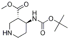 trans-4-Boc-aMino-piperidine-3-carboxylic acid Methyl ester CAS#: 1217774-23-6