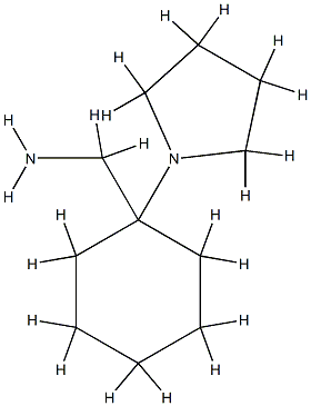 1-[1-(1-pyrrolidinyl)cyclohexyl]methanamine(SALTDATA: 2HCl) CAS#: 744980-79-8