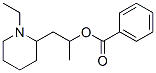 1-(1-ethyl-2-piperidyl)propan-2-yl benzoate CAS#: 78219-34-8