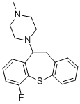1-(10,11-Dihydro-6-fluorodibenzo(b,f)thiepin-10-yl)-4-methylpiperazine CAS#: 73129-34-7