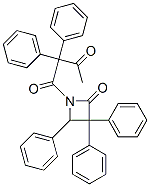 1-(1,3-Dioxo-2,2-diphenylbutyl)-3,3,4-triphenylazetidin-2-one CAS#: 74764-45-7