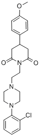 1-(2-(4-(2-Chlorophenyl)-1-piperazinyl)ethyl)-4-(4-methoxyphenyl)-2,6- piperidinedine CAS#: 79322-98-8