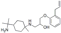 1-(2-allylphenoxy)-3-((8-amino-4-menthane-1-yl)amino)-2-propanol CAS#: 76267-49-7