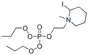 1-(2-dipropoxyphosphoryloxyethyl)-1-methyl-3,4,5,6-tetrahydro-2H-pyrid ine iodide CAS#: 73771-91-2