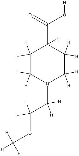 1-(2-methoxyethyl)piperidine-4-carboxylic acid(SALTDATA: 0.4H2O) CAS#: 773829-96-2