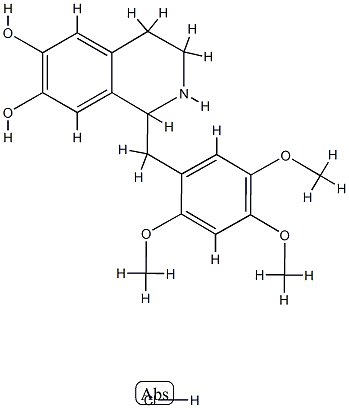 1-(2',4',5-trimethoxybenzyl)-6,7-dihydroxy-1,2,3,4-tetrahydroisoquinoline CAS#: 78685-99-1