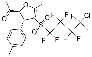 1-((2S,3R)-4-(4-CHLORO-1,1,2,2,3,3,4,4-OCTAFLUOROBUTYLSULFONYL)-5-METHYL-3-P-TOLYL-2,3-DIHYDROFURAN-2-YL)ETHANONE CAS#: 771491-77-1