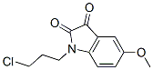 1-(3-CHLORO-PROPYL)-5-METHOXY-1H-INDOLE-2,3-DIONE CAS#: 75590-83-9