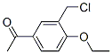 1-(3-CHLOROMETHYL-4-ETHOXY-PHENYL)-ETHANONE CAS#: 78927-73-8