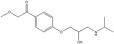 1-(4-(2-Hydroxy-3-(isopropylaMino)propoxy)phenyl)-2-Methoxyethanone CAS#: 73723-85-0