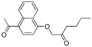 1-(4-Acetyl-1-naphtyloxy)-2-hexanone CAS#: 73663-71-5