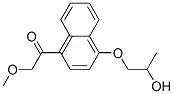 1-(4-Methoxyacetyl-1-naphtyloxy)-2-propanol CAS#: 73637-18-0