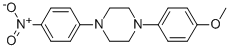 1-(4-Methoxyphenyl)-4-(4-nitrophenyl)piperazine CAS#: 74852-61-2