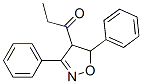 1-(4,5-Dihydro-3,5-diphenylisoxazol-4-yl)-1-propanone CAS#: 77508-71-5