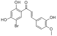 1-(5-Bromo-2,4-dihydroxyphenyl)-3-(3-hydroxy-4-methoxyphenyl)-2-propen -1-one CAS#: 78050-54-1