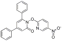 1-(5-nitro-2-pyridyloxy)-4,6-diphenyl-2-pyridone CAS#: 76570-27-9
