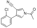 1-ACETYL-4-(2-CHLOROPHENYL)-1H-PYRROLE-3-CARBONITRILE CAS#: 74738-09-3
