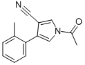 1-ACETYL-4-(2-METHYLPHENYL)-1H-PYRROLE-3-CARBONITRILE CAS#: 74738-14-0