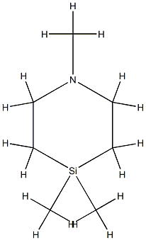 1-Aza-4-silacyclohexane,1,4,4-trimethyl-(9CI) CAS#: 776264-55-2