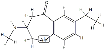 1-Benzoxepin-5(2H)-one,7-ethyl-3,4-dihydro-3-(methylamino)-(9CI) CAS#: 774489-98-4