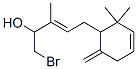 1-Bromo-5-(2,2-dimethyl-6-methylene-3-cyclohexen-1-yl)-3-methyl-3-penten-2-ol CAS#: 77249-84-4