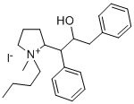 1-Butyl-2-(1,3-diphenyl-2-hydroxypropyl)-1-methylpyrrolidinium iodide CAS#: 79820-09-0