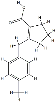 1-Cyclopentene-1-carboxylicacid,2-p-methylbenzyl-(5CI) CAS#: 785814-42-8