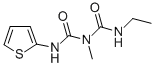 1-Ethyl-3-methyl-5-(2-thienyl)biuret CAS#: 76267-22-6