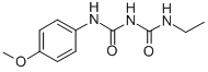 1-Ethyl-5-(4-methoxyphenyl)biuret CAS#: 76298-86-7