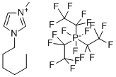1-Hexyl-3-methylimidazolium tris(pentafluoroethyl)trifluorophosphate CAS#: 713512-19-7