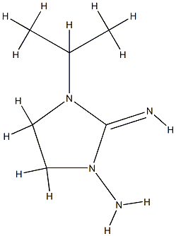 1-Imidazolidinamine,2-imino-3-(1-methylethyl)-(9CI) CAS#: 777840-12-7